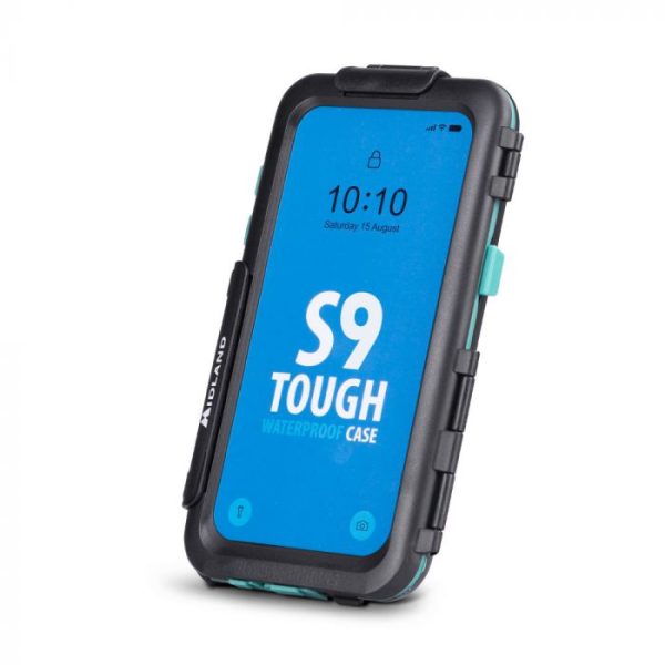 PORTA TELEFONO MOTO UA-HARDWPS9-CTE+UA-BIKE CUSTODIA WATERP SAMSUNG S9 CON AGGANCIO MANUBRI TUBOLARI