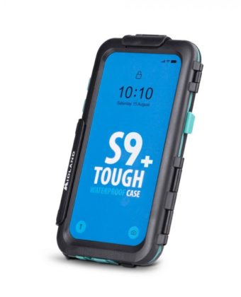 PORTA TELEFONO MOTO UA-HARDWPS9-PLUS-CTE+UA-BIKE CUSTODIA SAMS. S9PLUS CON AGGANCIO MANUBRI TUBOLARI