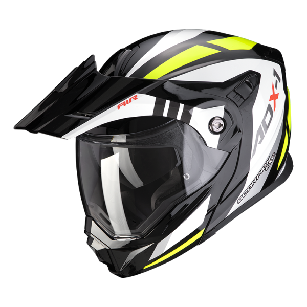 CASCO ADVENTURE ADX-1 LONTANO BLACK NEON YELLOW