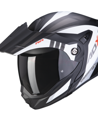 CASCO ADVENTURE ADX-1 LONTANO MATT WHITE BLACK