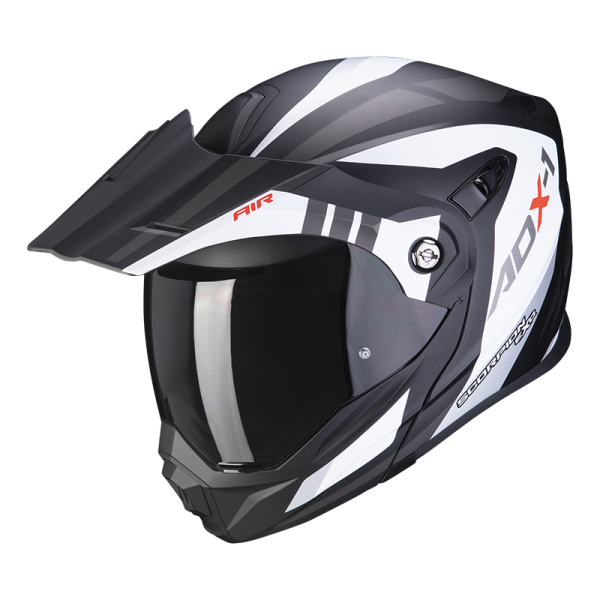 CASCO ADVENTURE ADX-1 LONTANO MATT WHITE BLACK