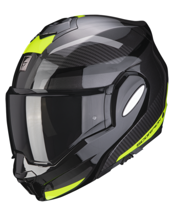 CASCO MODULARE EXO-TECH TRAP BLACK- NEON YELLOW