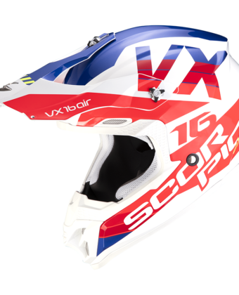 CASCO OFF ROAD VX-16 CROSS X-TURN WHITE RED