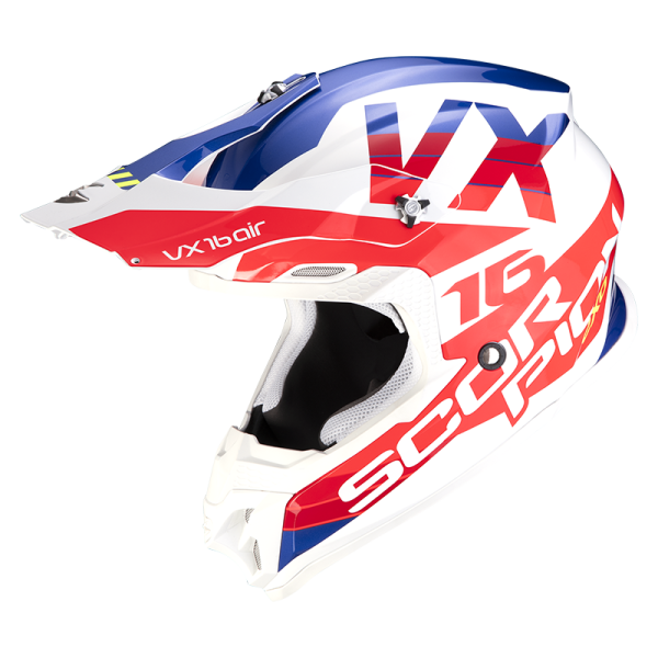 CASCO OFF ROAD VX-16 CROSS X-TURN WHITE RED