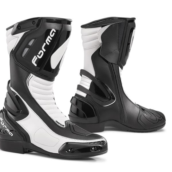 STIVALI RACING FRECCIA NERO-BIANCO
