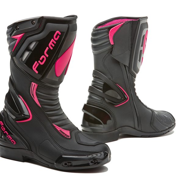 STIVALI RACING FRECCIA LADY BLACK-FUCHSIA