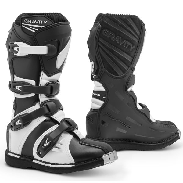STIVALI CROSS GRAVITY BAMBINO BLACK-WHITE