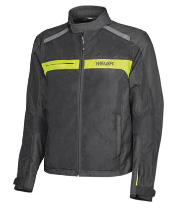 GIACCA MOTO – SCIROCCO UOMO NERO GIALLO FLUO