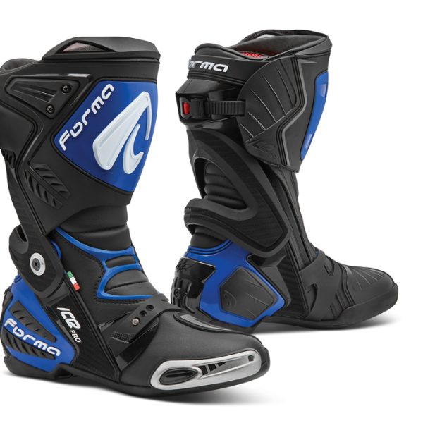 STIVALI RACING ICE PRO BLACK-BLUE