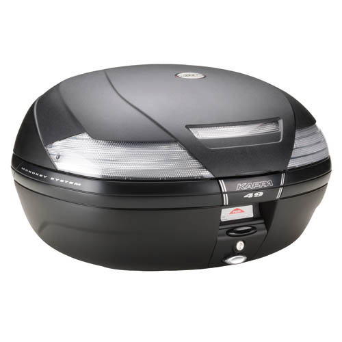 BAULETTO MOTO VALIGIA NERA K49 CATADIOTTRI FUME’