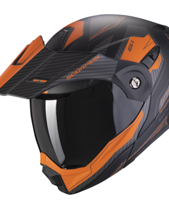 CASCO ADVENTURE ADX-1 TUCSON MATT BLACK ORANGE