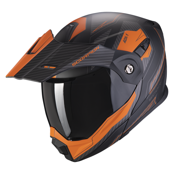 CASCO ADVENTURE ADX-1 TUCSON MATT BLACK ORANGE