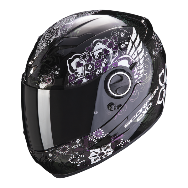 CASCO INTEGRALE EXO-490 DIVINA BLACK-CHAMELEON
