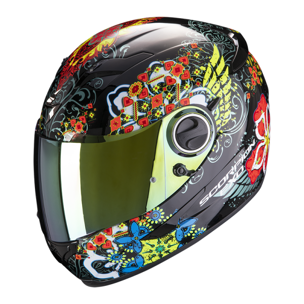 CASCO INTEGRALE EXO-490 DIVINA BLACK-RED-BLUE-CHAMELEON CASCO INTEGRALE EXO-490 DIVINA BLACK-RED-BLUE-CHAMELEON