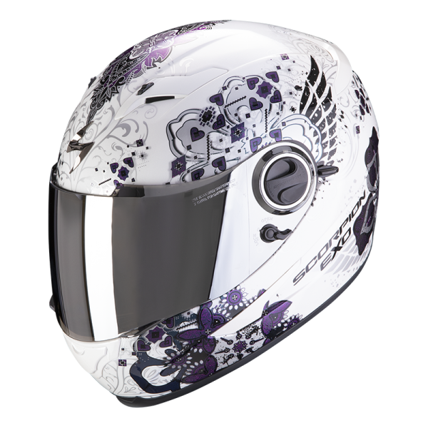CASCO INTEGRALE EXO-490 DIVINA WHITE-CHAMELEON