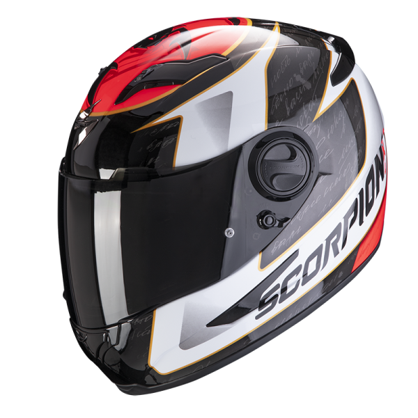 CASCO INTEGRALE EXO-490 TOUR  WHITE-RED