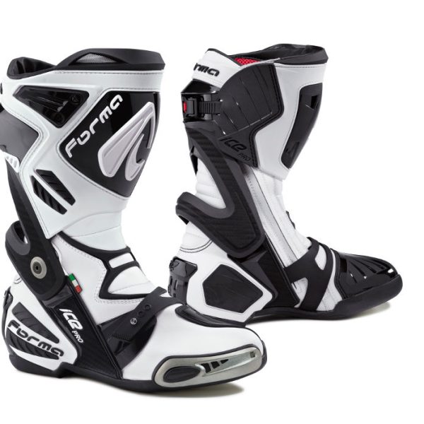 STIVALI RACING ICE PRO BLACK-WHITE