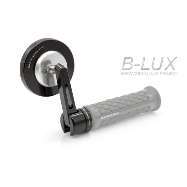RETROVISORI MOTO SKIN-SN BAR END B-LUX COPPIA SPECCHI NERI