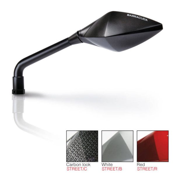 RETROVISORI MOTO STREET COPPIA SPECCHI NERO