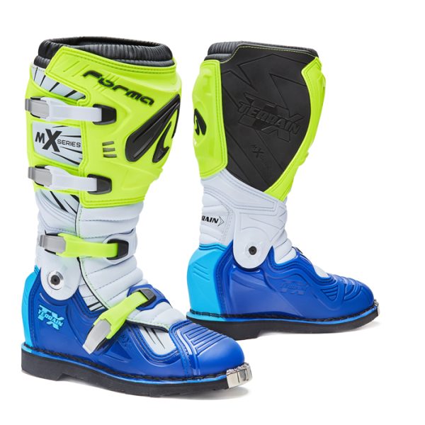 STIVALI CROSS TERRAIN TX YELLOW FLUO-WHITE-BLUE