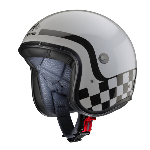 Casco jet Caberg Freeride Formula grigio chiaro – nero