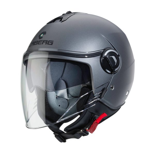 Casco jet Caberg Riviera V4 antracite opaco