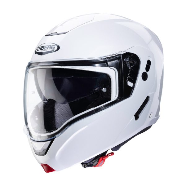 Casco modulare Caberg Horus bianco metallizzato
