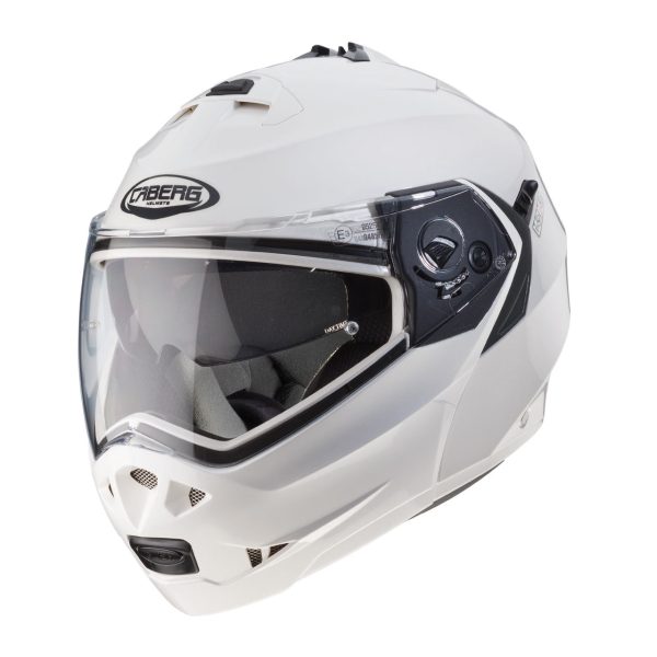 Casco modulare Caberg Duke II bianco metallizzato