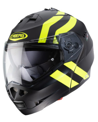 Casco modulare Caberg
Duke II Superlegend nero opaco – giallo fluo