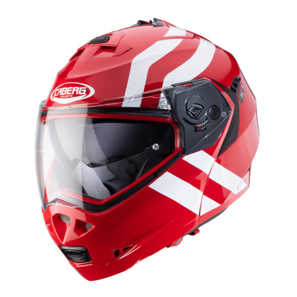 Casco modulare Caberg
Duke II Superlegend rosso – bianco
