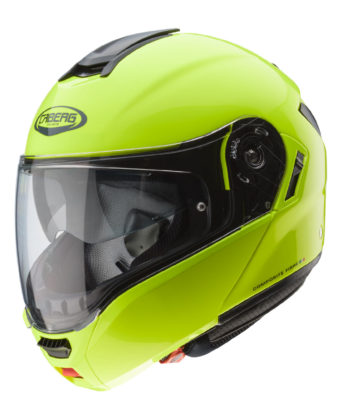 Casco modulare Caberg Levo Hivizion giallo fluo