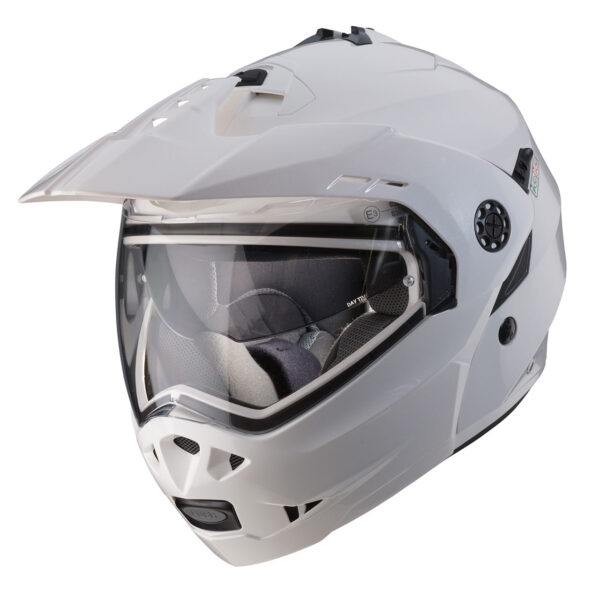 Casco modulare Caberg
Tourmax bianco metallizzato