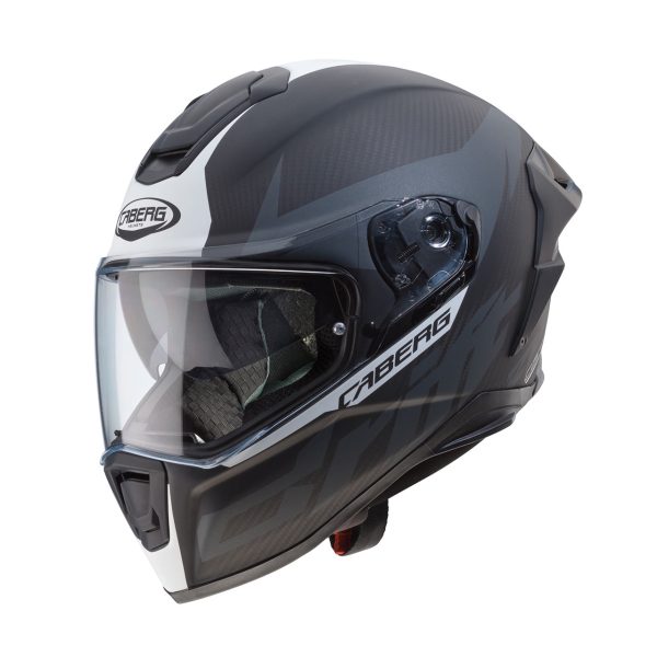 Casco integrale Caberg Drift Evo Carbon antracite opaco – bianco