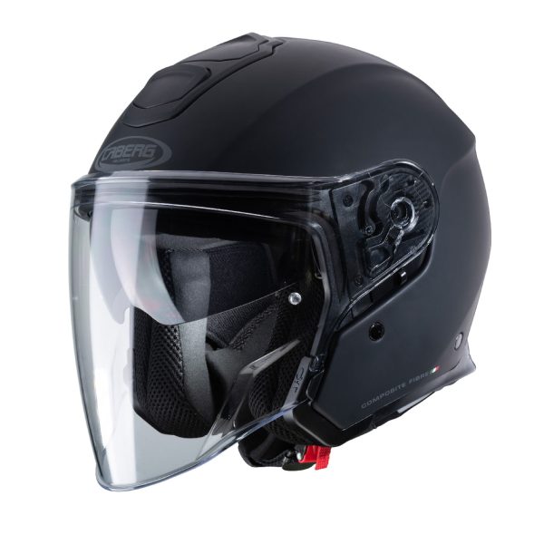 Casco jet Caberg Flyon nero opaco