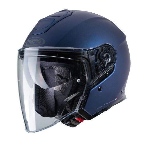 Casco jet Caberg Flyon blu opaco yama