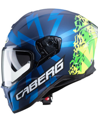 Casco integrale Caberg
Drift Evo Storm blu opaco – giallo fluo – verde fluo