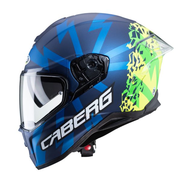 Casco integrale Caberg
Drift Evo Storm blu opaco – giallo fluo – verde fluo