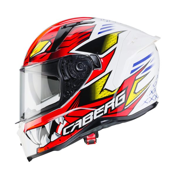 Casco integrale Caberg Avalon Giga bianco – rosso – giallo