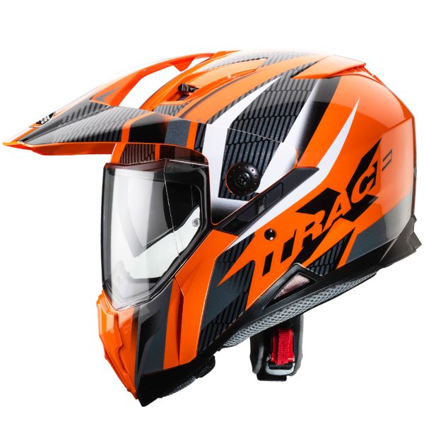 Casco integrale Caberg Xtrace Savana arancione – nero – antracite