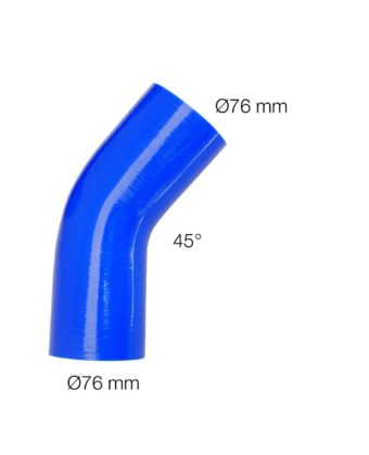 Curva blu 45ﾰManitor id.76mm