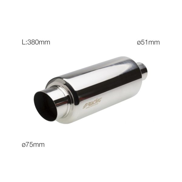 Marmitta rotonda inclinata acciaio inox