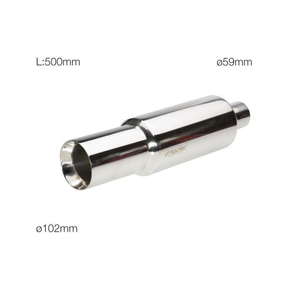 Marmitta rotonda acciaio inox