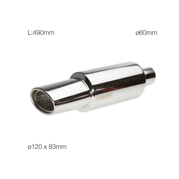 Marmitta ovale acciaio inox