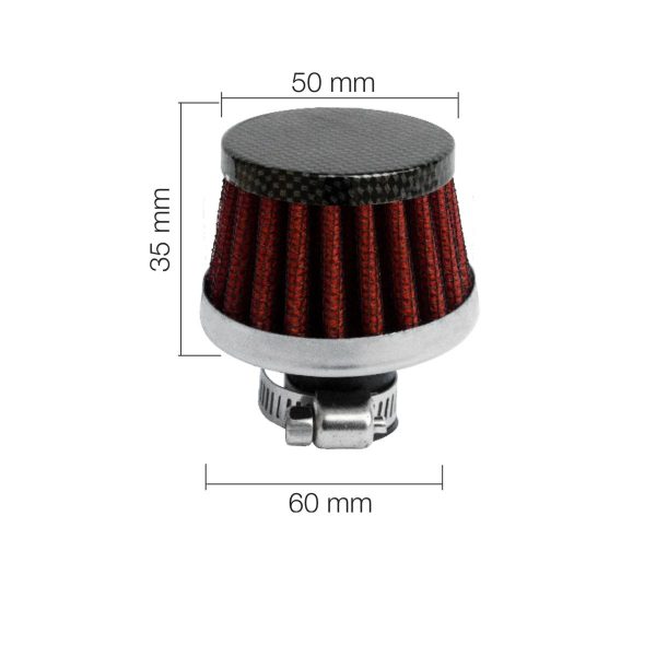 Minifiltro Carbon type 3 compatibile Abarth 500/Grande Punto