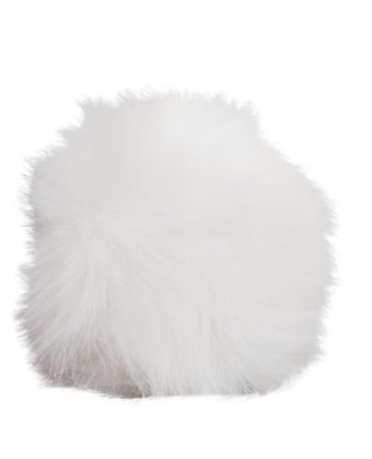 Copripomello Fluffy Fur bianco