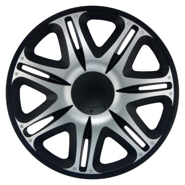 Copricerchi 16″ Nascar Silver Black