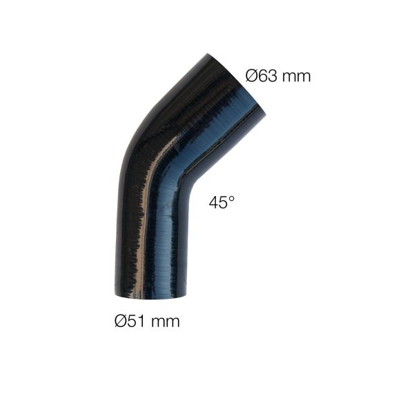 Curva ridotta 45ﾰManitor 63/51mm