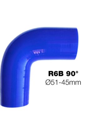 Curva ridotta blu 90ﾰManitor 51/45mm
