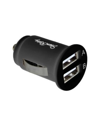 Presa USB doppia nera