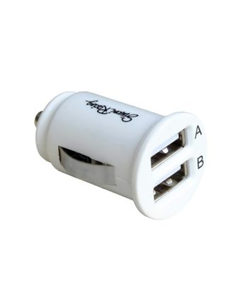 Presa USB doppia bianca